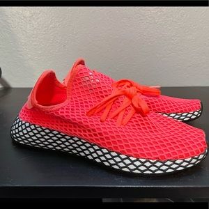 Hot Pink Adidas Deerupt Sneakers